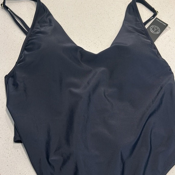 RELLECIGA Black High Cut Low Back One Piece Thong Swimsuit for Women - Picture 11 of 14